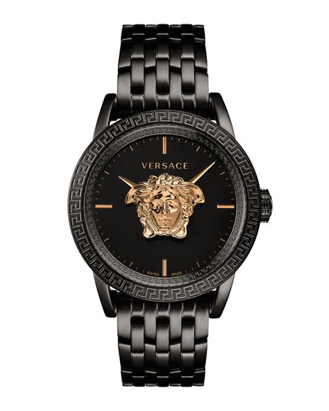 black and gold versace watch men& 39|versace watch price.